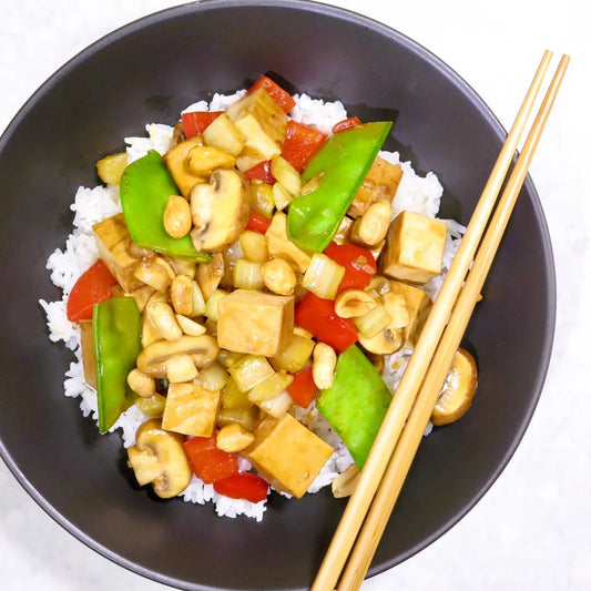 Kung pao tofu and vegetables
