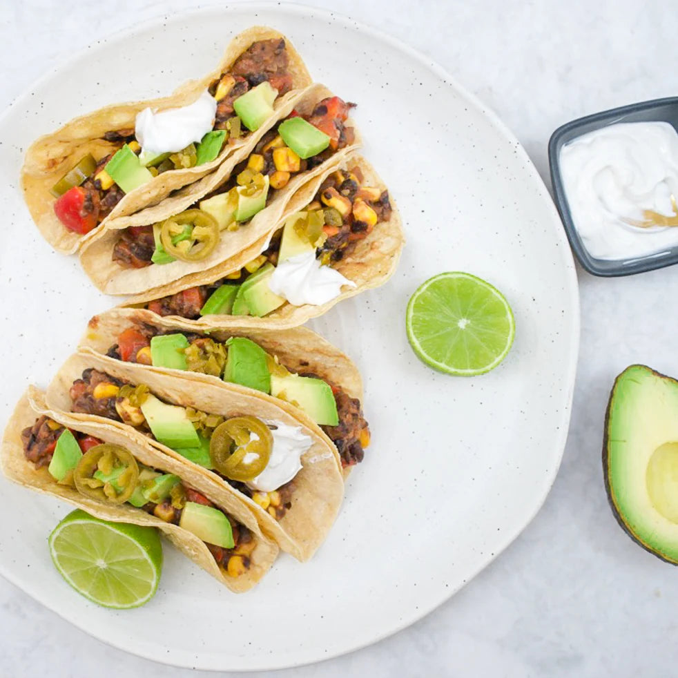 Black bean fajitas