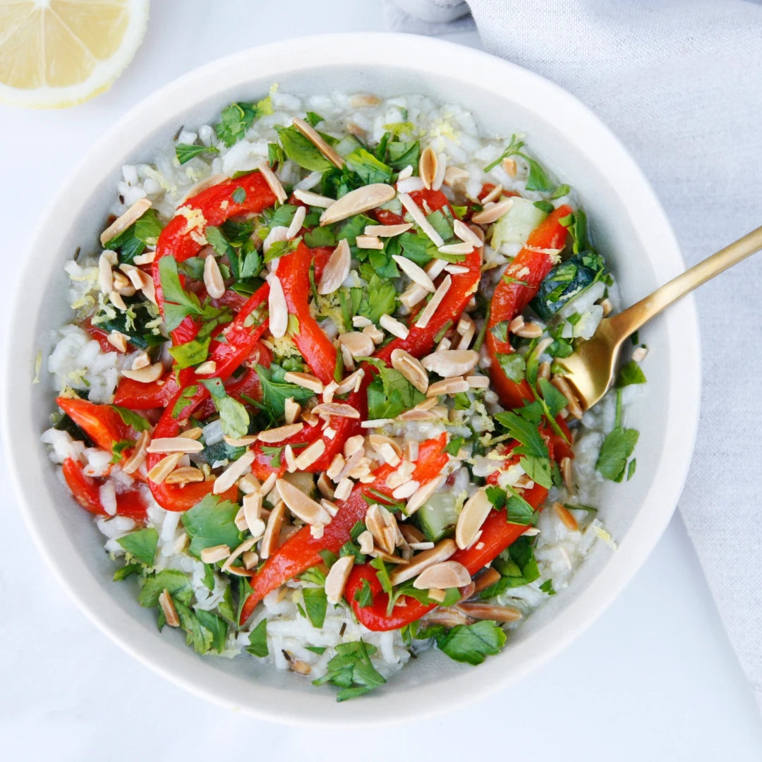 Zucchini lemon risotto