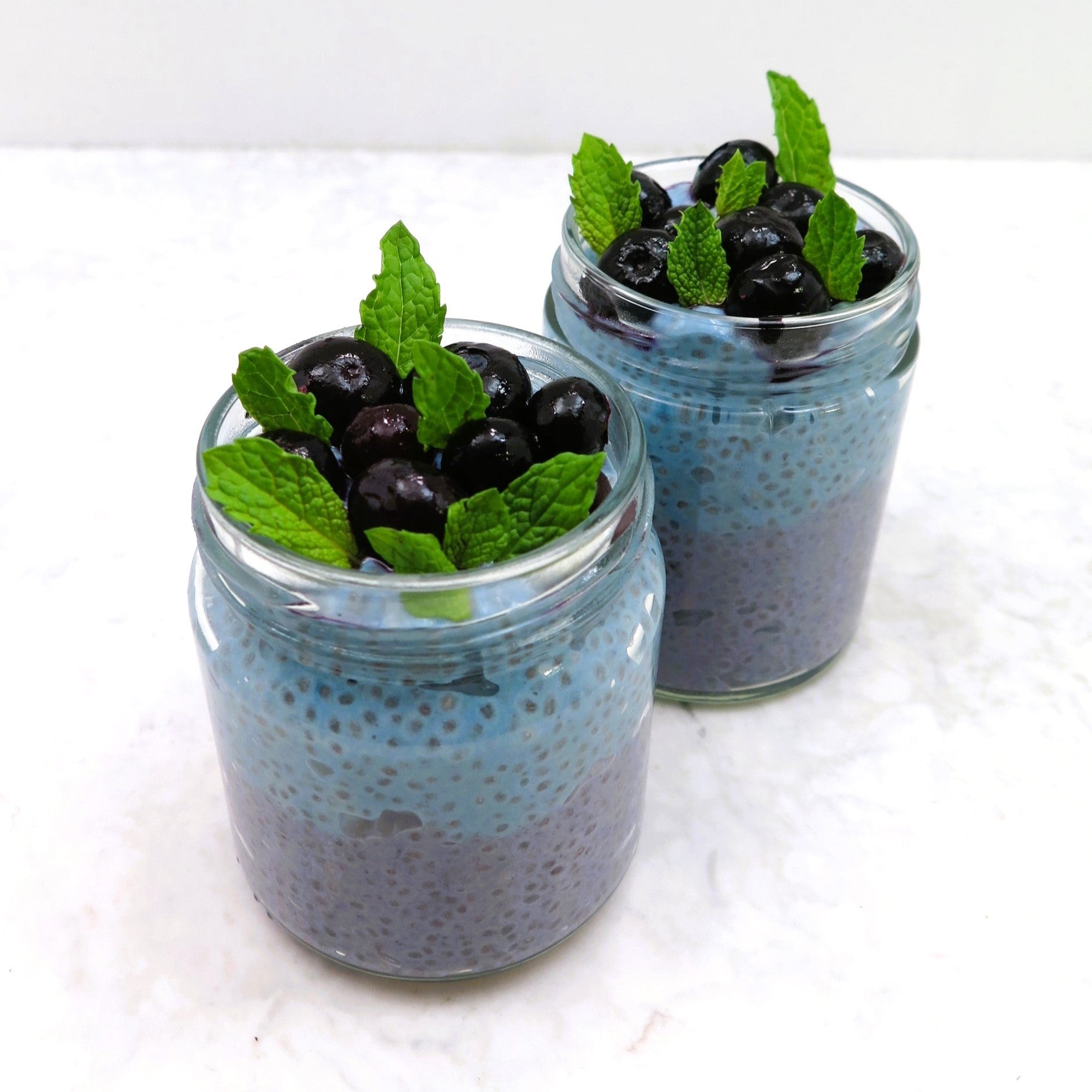 Chia pudding superfood cups